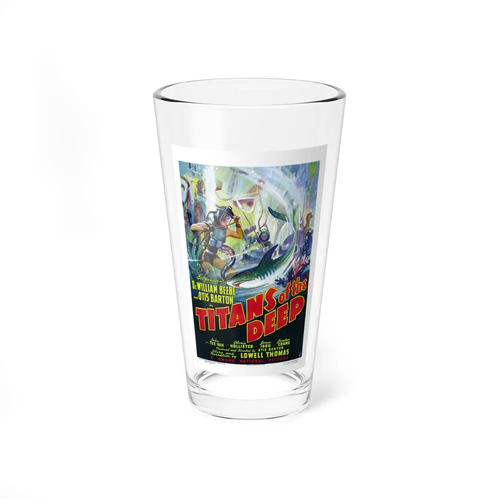 TITANS OF THE DEEP 1938 Movie Poster - Pint Glass 16oz-16oz-Go Mug Yourself