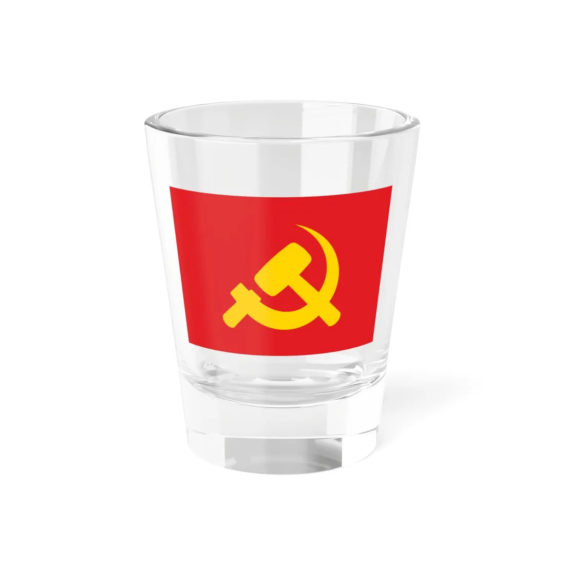 Tjen Folket Flag (Norway) Shot Glass 1.5oz 1.5oz - Go Mug Yourself