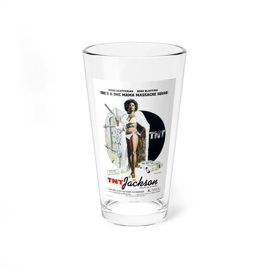 TNT JACKSON 1974 Movie Poster - Pint Glass 16oz 16oz - Go Mug Yourself
