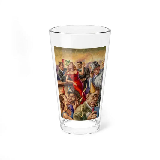 To a New Beginning, The New Yorker cover, December 2006 - Pint Glass 16oz 16oz - Go Mug Yourself