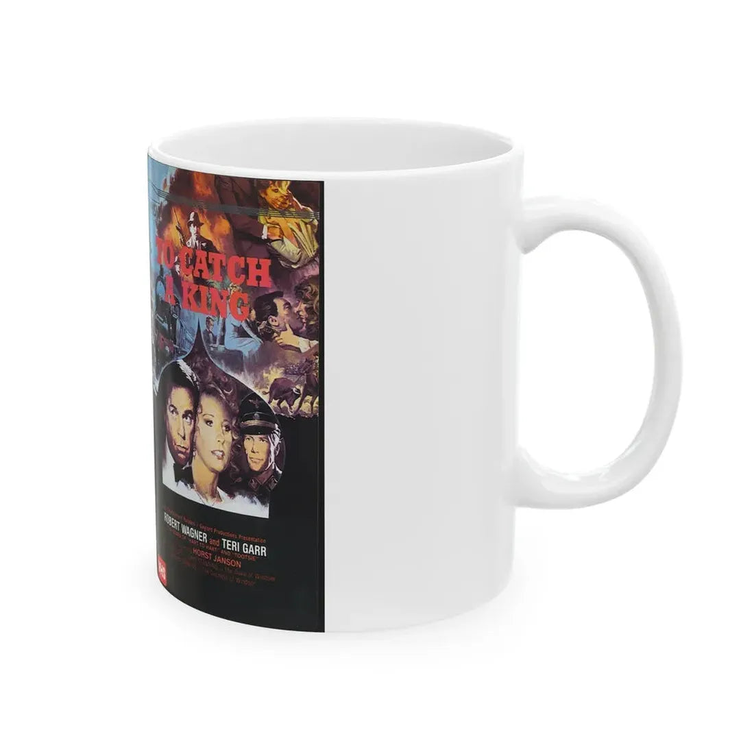TO CATCH A KING (VHS COVER) - White Coffee Mug - Go Mug Yourself
