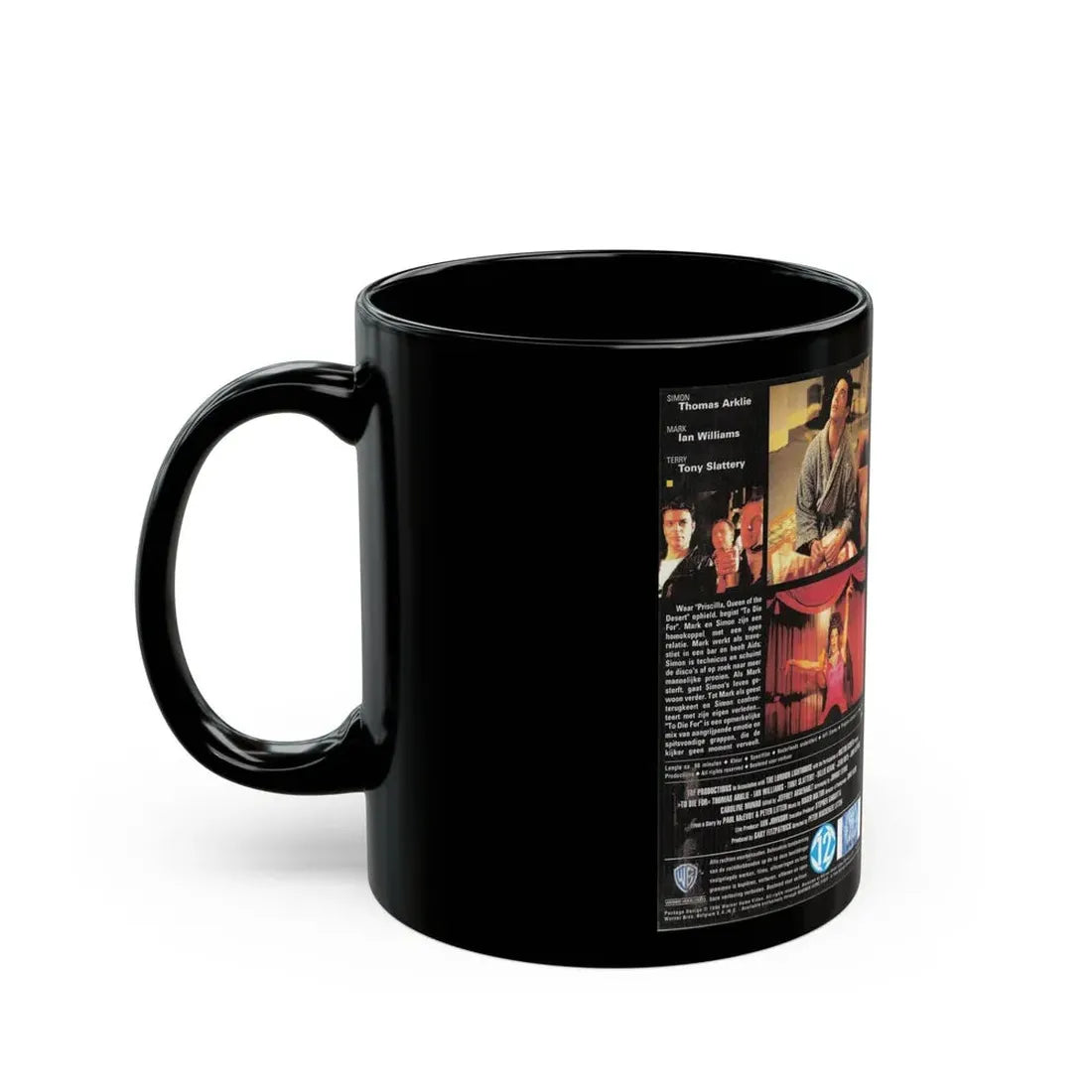 TO DIE FOR WARNER HOME VIDEO (VHS COVER) - Black Coffee Mug - Go Mug Yourself