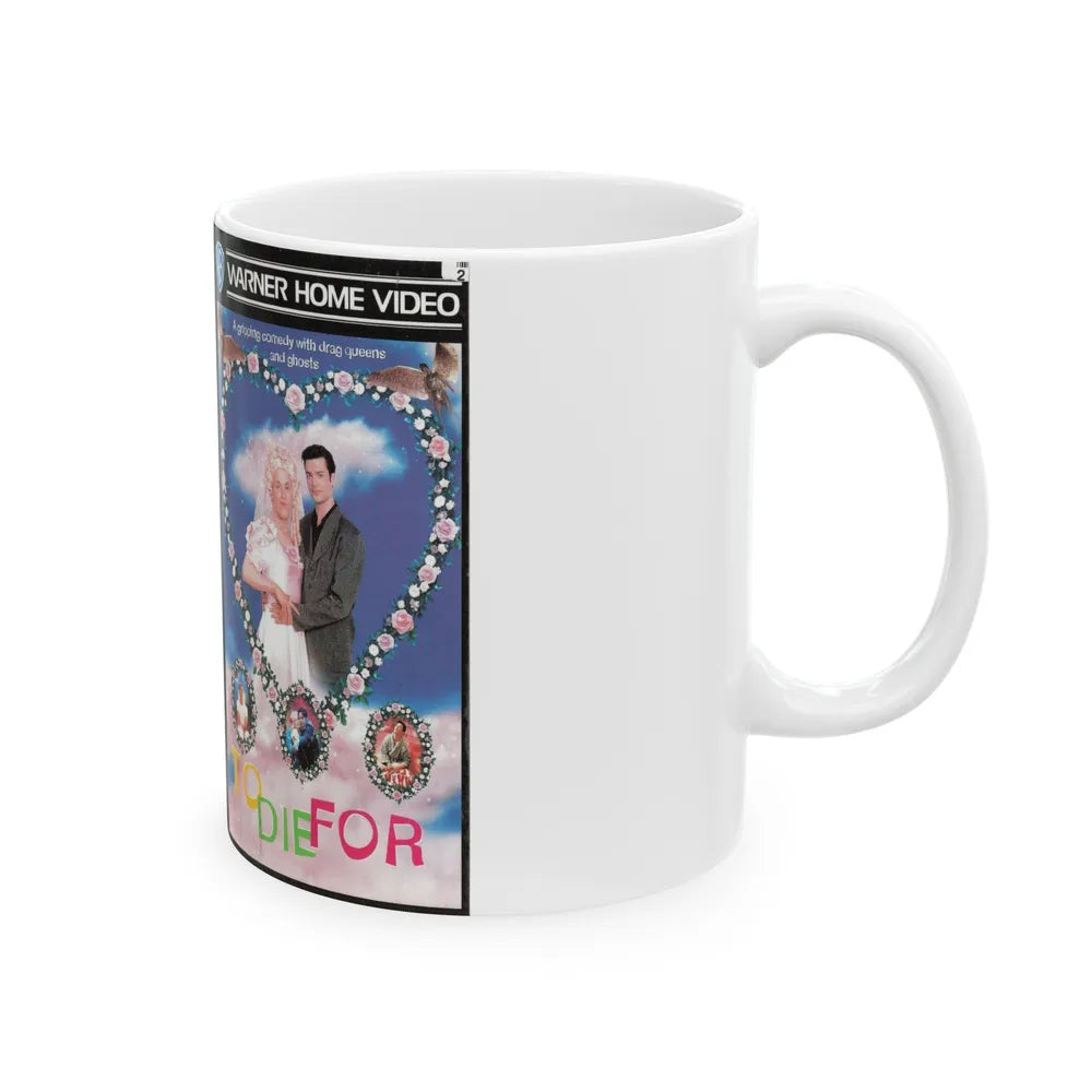 TO DIE FOR WARNER HOME VIDEO (VHS COVER) - White Coffee Mug-Go Mug Yourself