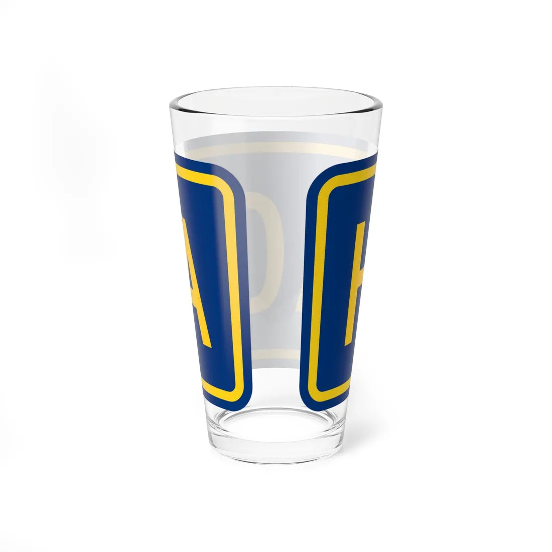 To plate county es (Puerto Rico) (Road Sign) Pint Glass 16oz - Go Mug Yourself