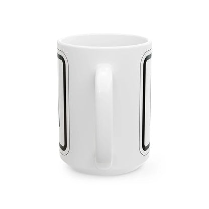 To plate es (Puerto Rico) (Road Sign) White Coffee Mug - Go Mug Yourself