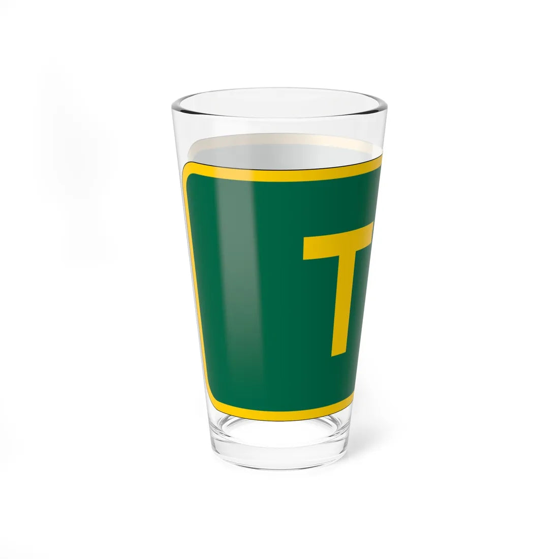 To plate GSP (New Jersey) (Road Sign) Pint Glass 16oz - Go Mug Yourself