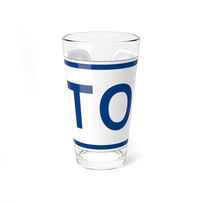 To plate South Carolina (South Carolina) (Road Sign) Pint Glass 16oz 16oz - Go Mug Yourself