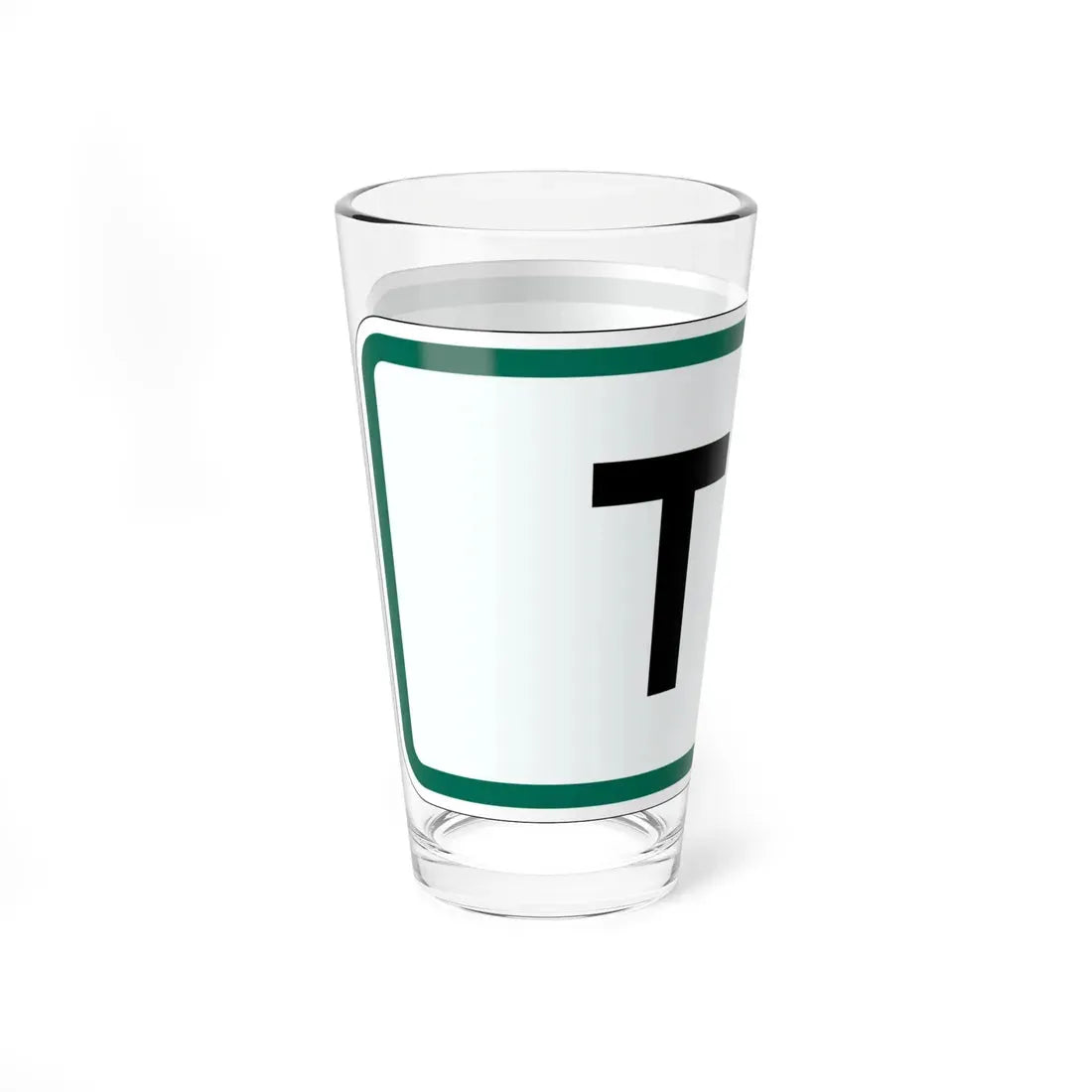 To plate South Dakota (South Dakota) (Road Sign) Pint Glass 16oz - Go Mug Yourself