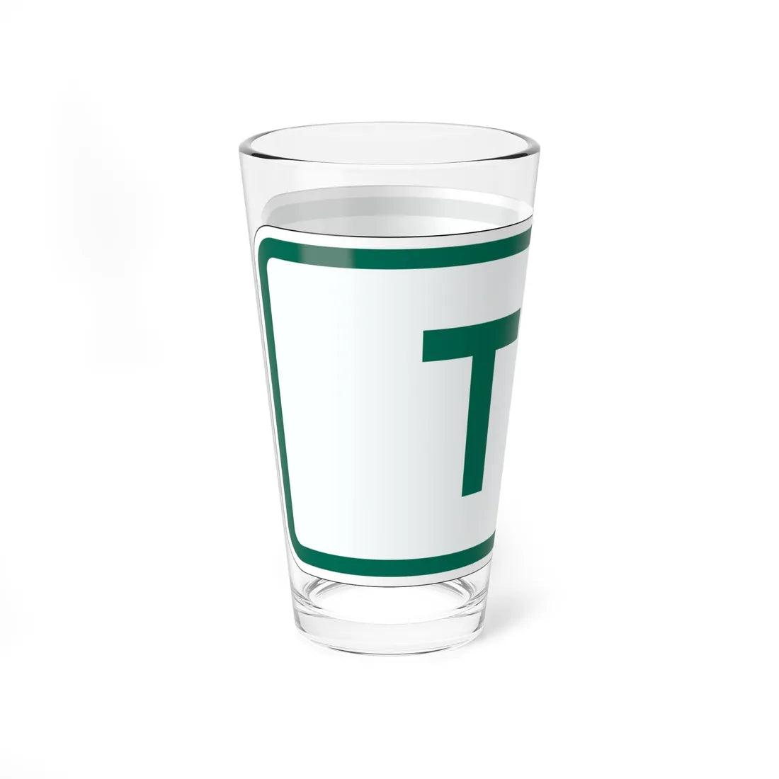 To plate Vermont (Vermont) (Road Sign) Pint Glass 16oz - Go Mug Yourself