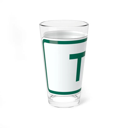 To plate Vermont (Vermont) (Road Sign) Pint Glass 16oz - Go Mug Yourself
