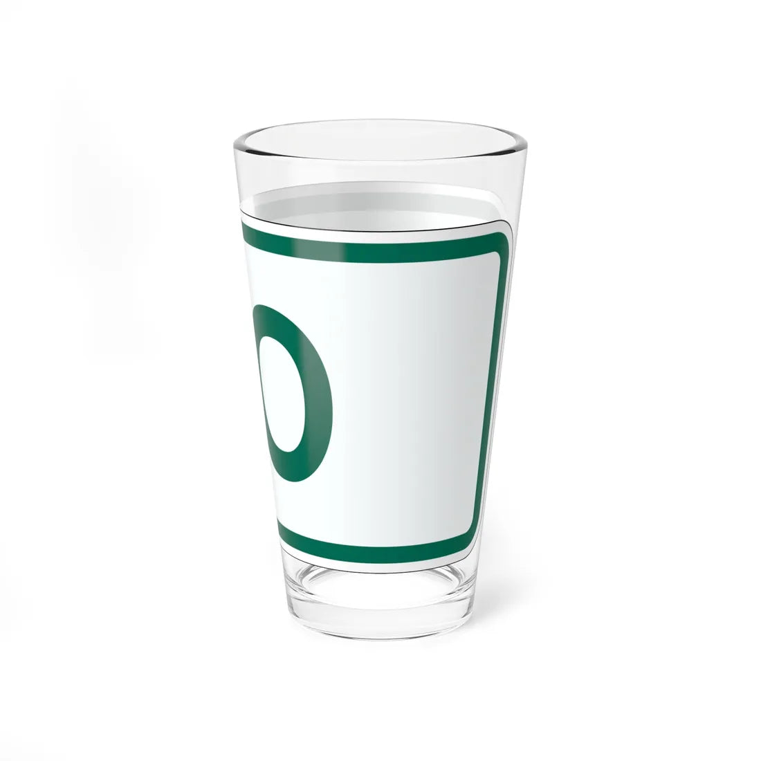 To plate Vermont (Vermont) (Road Sign) Pint Glass 16oz - Go Mug Yourself