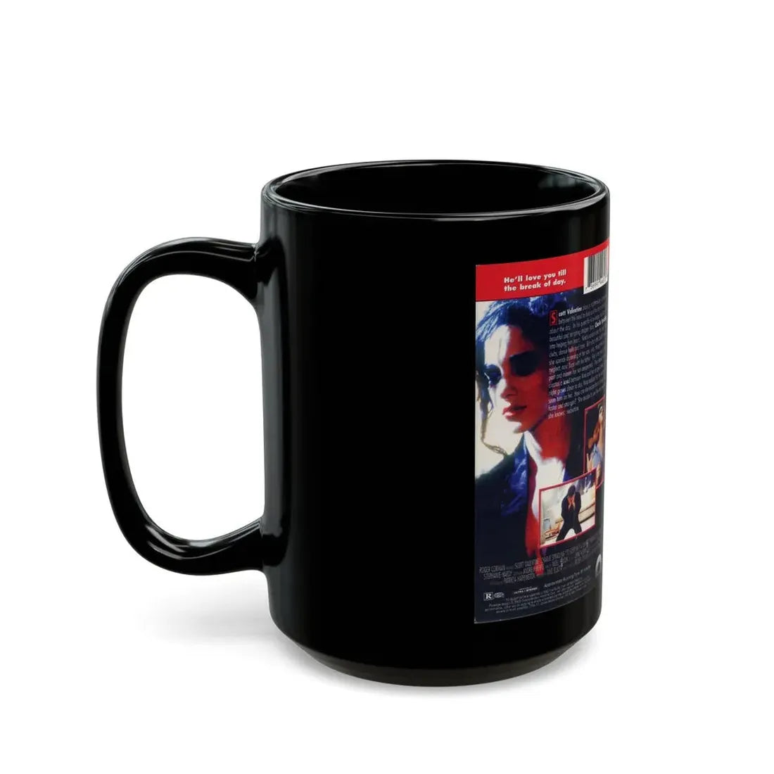 TO SLEEP WITH A VAMPIRE (VHS COVER) - Black Coffee Mug - Go Mug Yourself