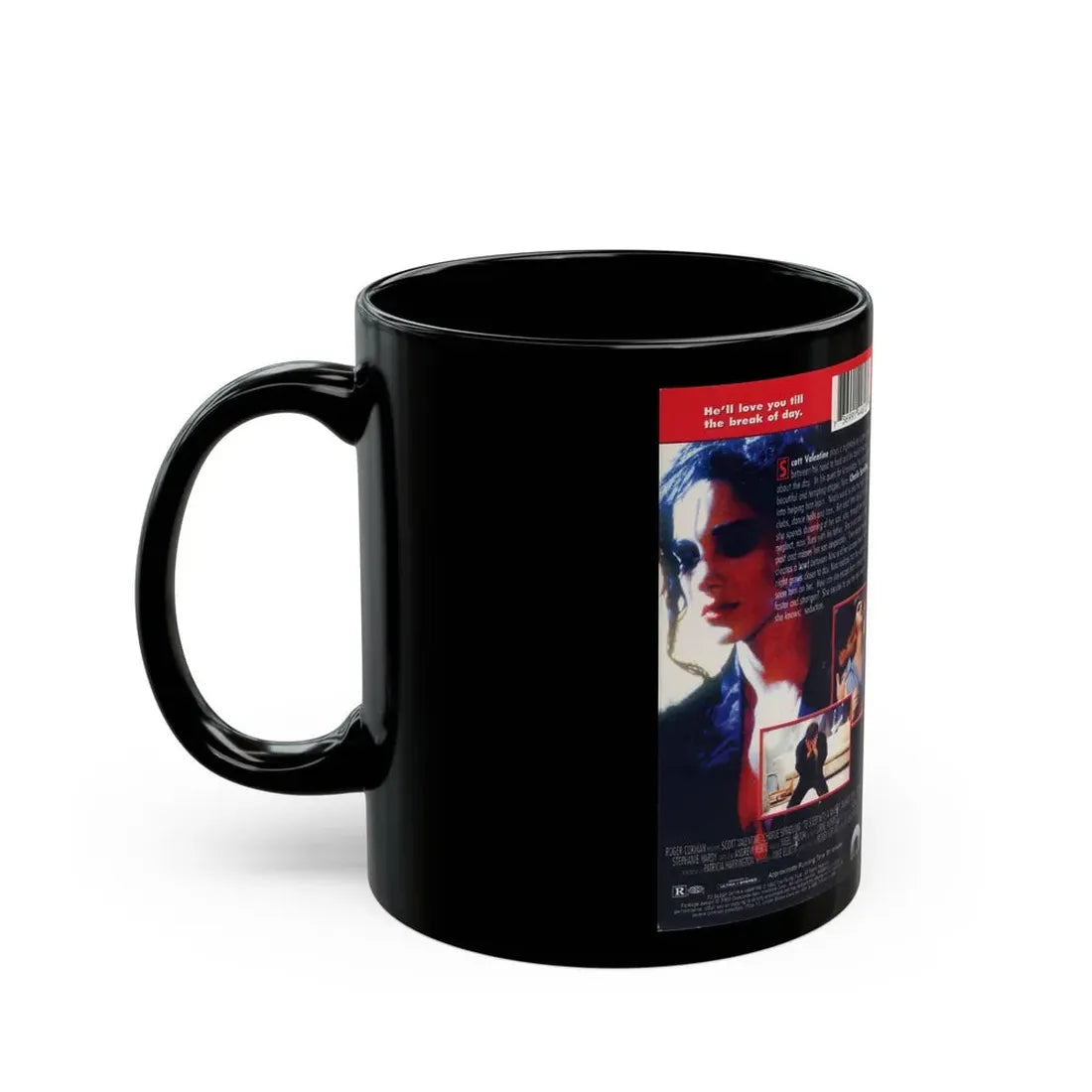 TO SLEEP WITH A VAMPIRE (VHS COVER) - Black Coffee Mug - Go Mug Yourself