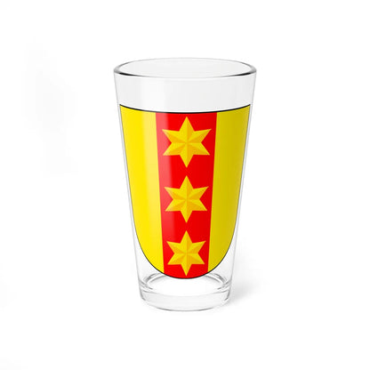 Tobel-ZH-blazon (Switzerland) (Coat of Arms) Pint Glass 16oz 16oz - Go Mug Yourself