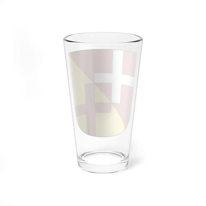 TobelTägerschen-blazon (Switzerland) (Coat of Arms) Pint Glass 16oz - Go Mug Yourself
