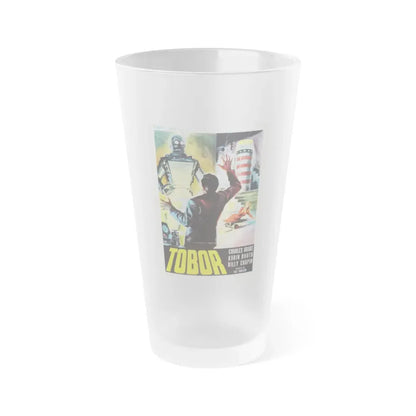 TOBOR THE GREAT (2) 1954 Movie Poster - Frosted Pint Glass 16oz 16oz Frosted - Go Mug Yourself