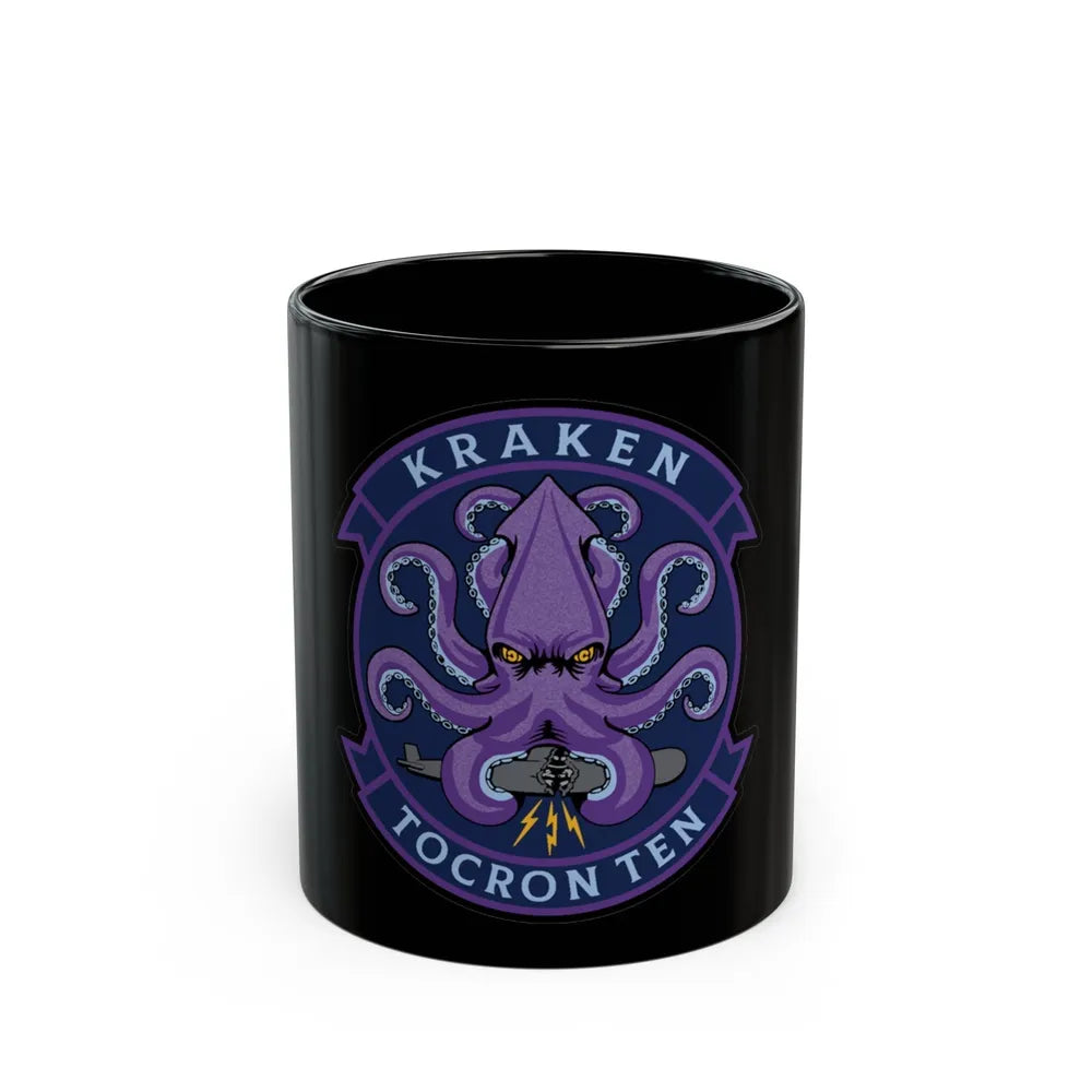 TOCRON TEN KRAKEN (U.S. Navy) Black Coffee Mug-11oz-Go Mug Yourself