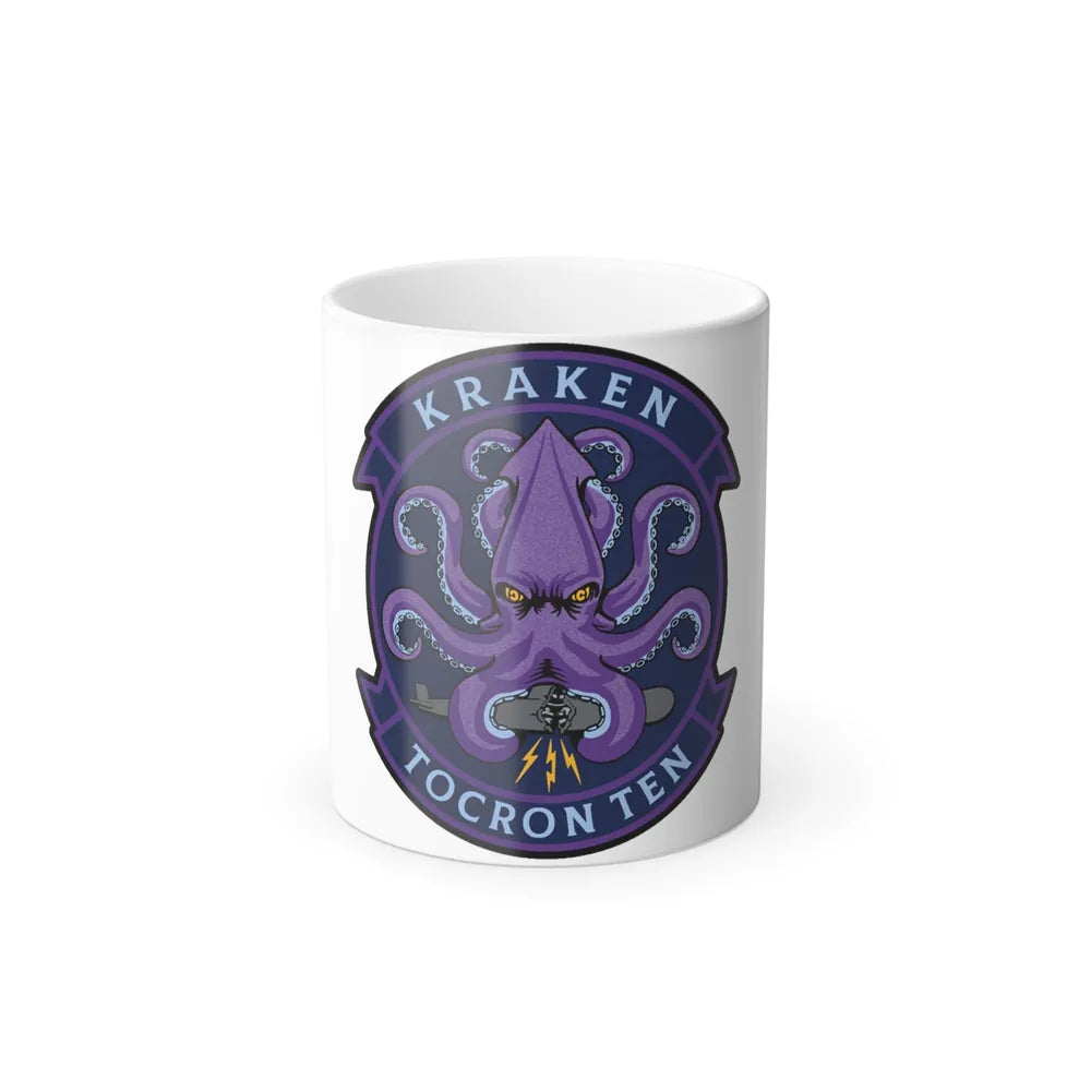 TOCRON TEN KRAKEN (U.S. Navy) Color Changing Mug 11oz-11oz-Go Mug Yourself
