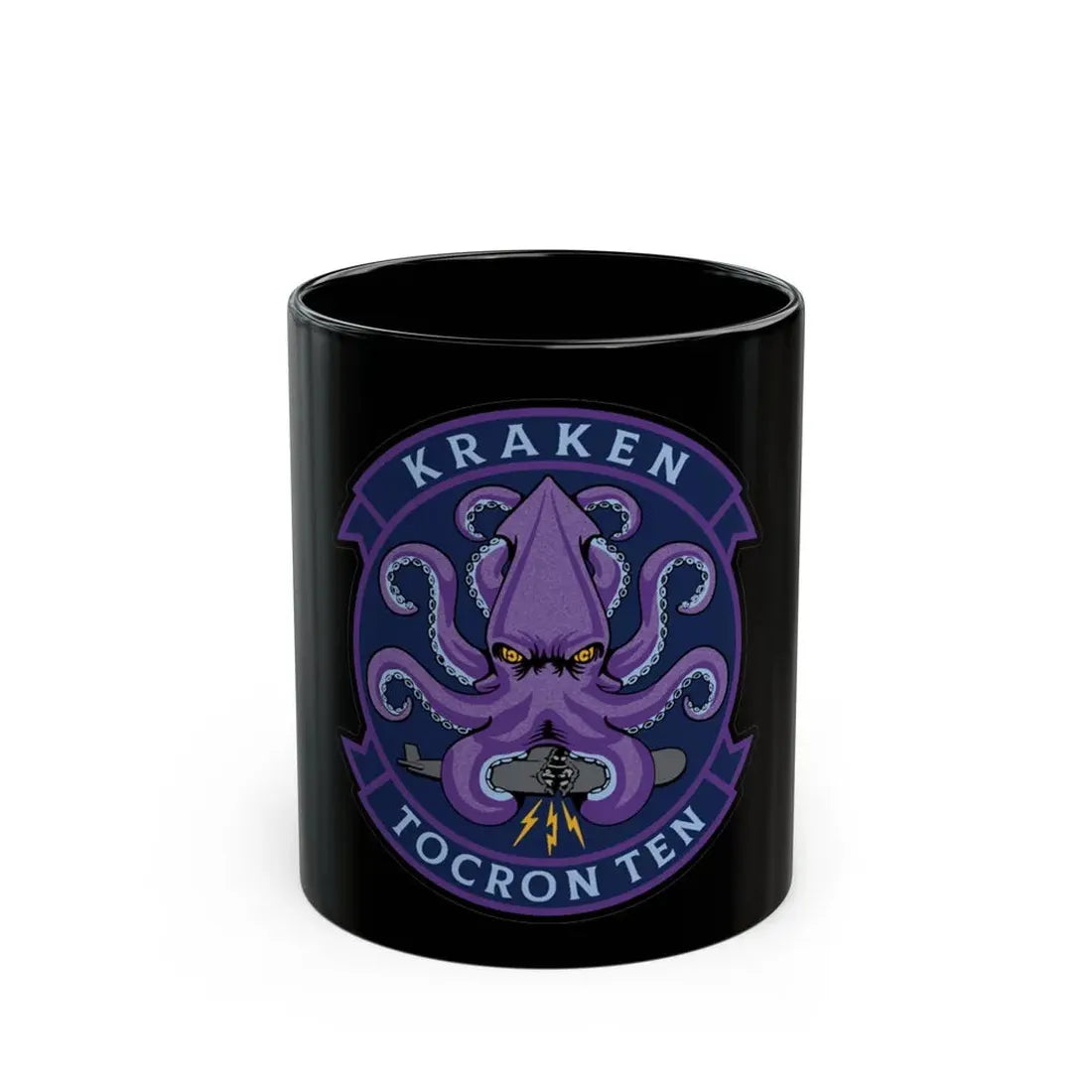 TOCRON TEN KRAKEN (U.S. Navy) Black Coffee Mug 11oz - Go Mug Yourself