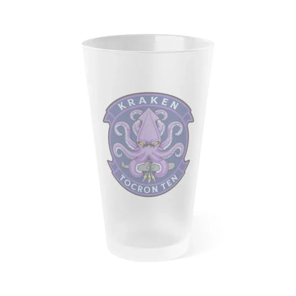 TOCRON TEN KRAKEN (U.S. Navy) Frosted Pint Glass 16oz Default Title - Go Mug Yourself