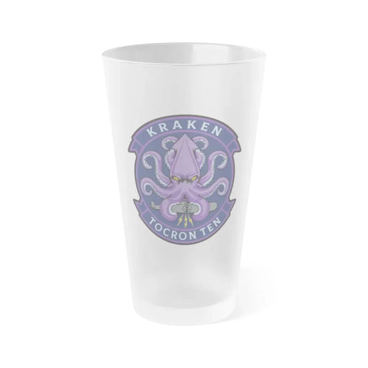 TOCRON TEN KRAKEN (U.S. Navy) Frosted Pint Glass 16oz Default Title - Go Mug Yourself