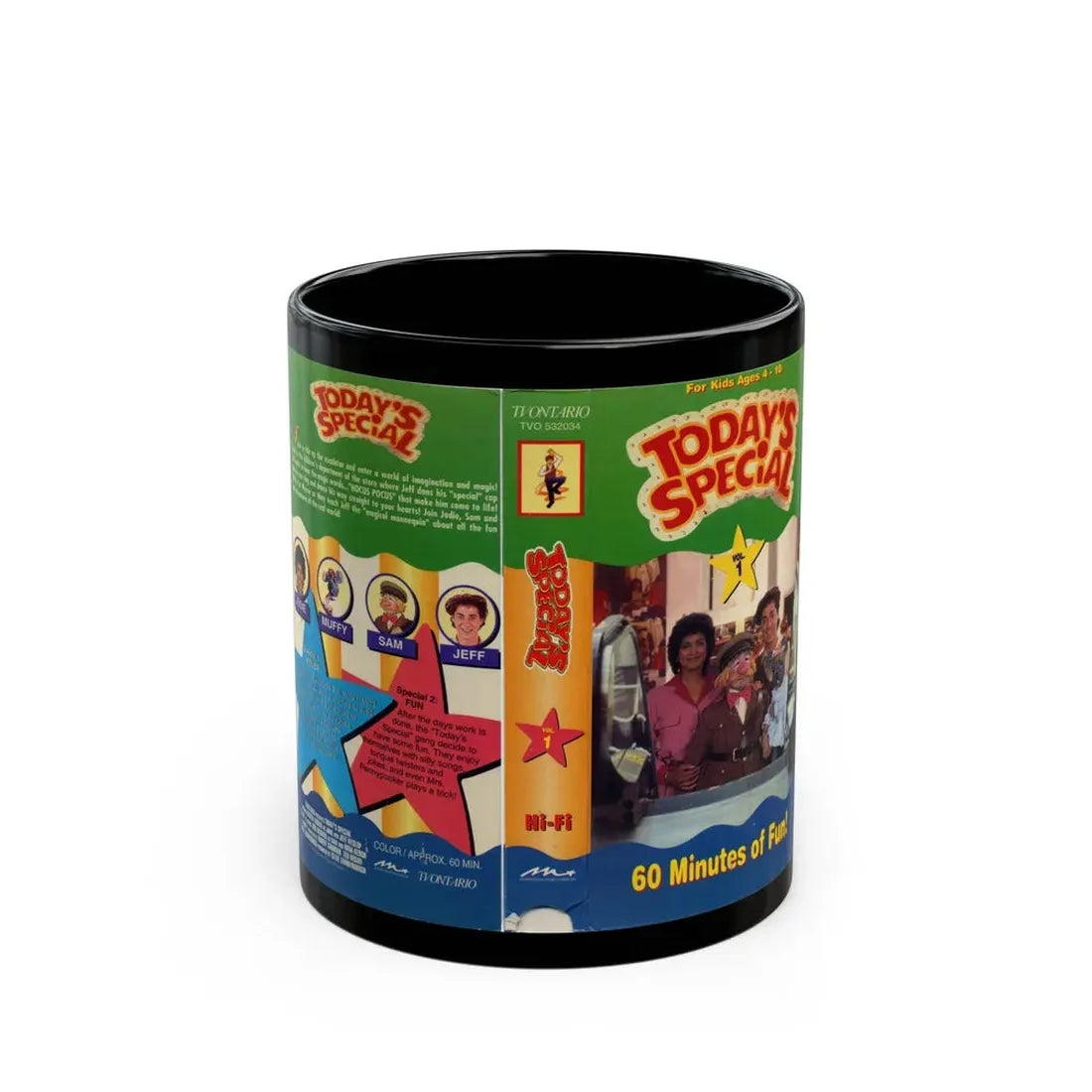 TODAYS SPECIAL VOLUME 1 (VHS COVER) - Black Coffee Mug 11oz - Go Mug Yourself