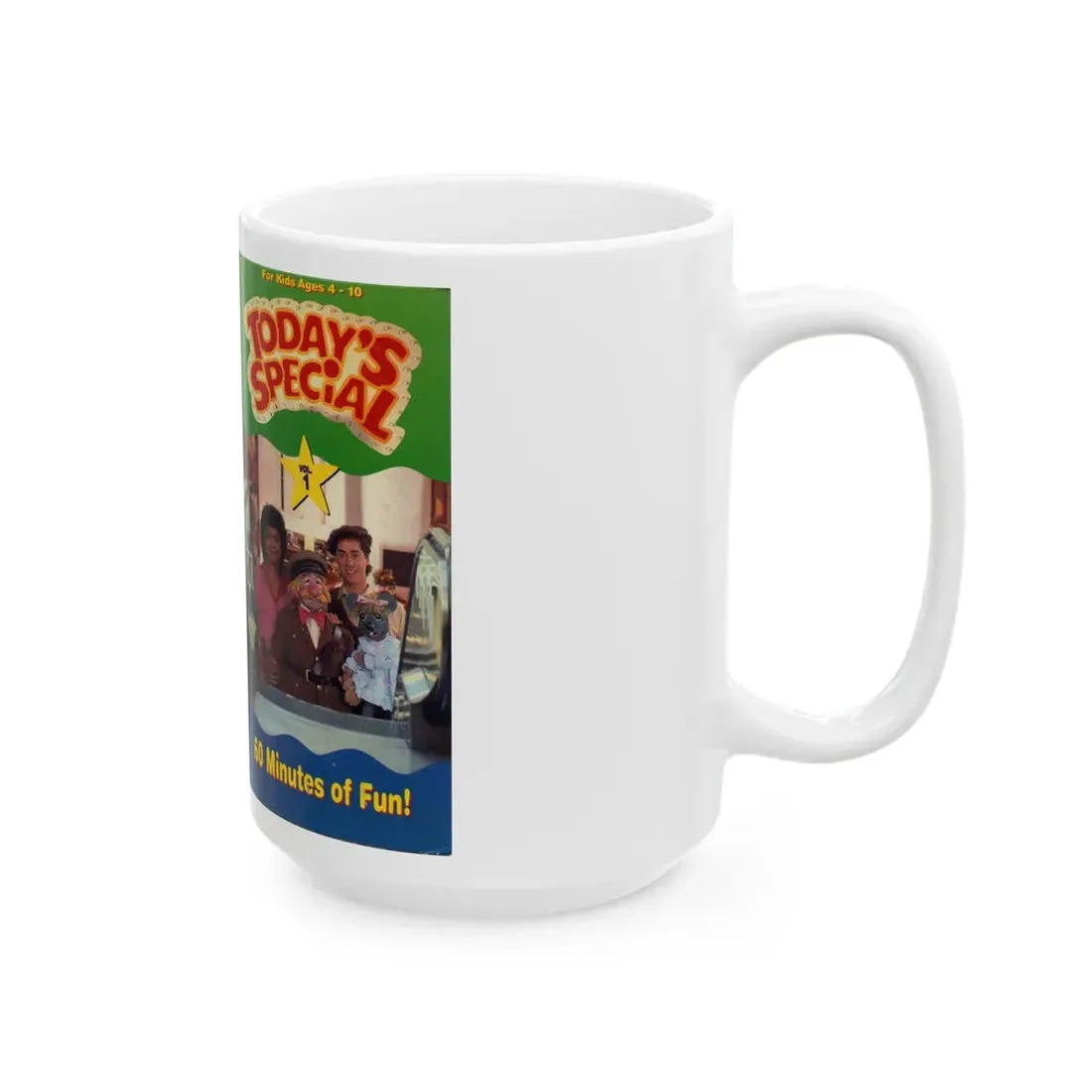 TODAYS SPECIAL VOLUME 1 (VHS COVER) - White Coffee Mug - Go Mug Yourself