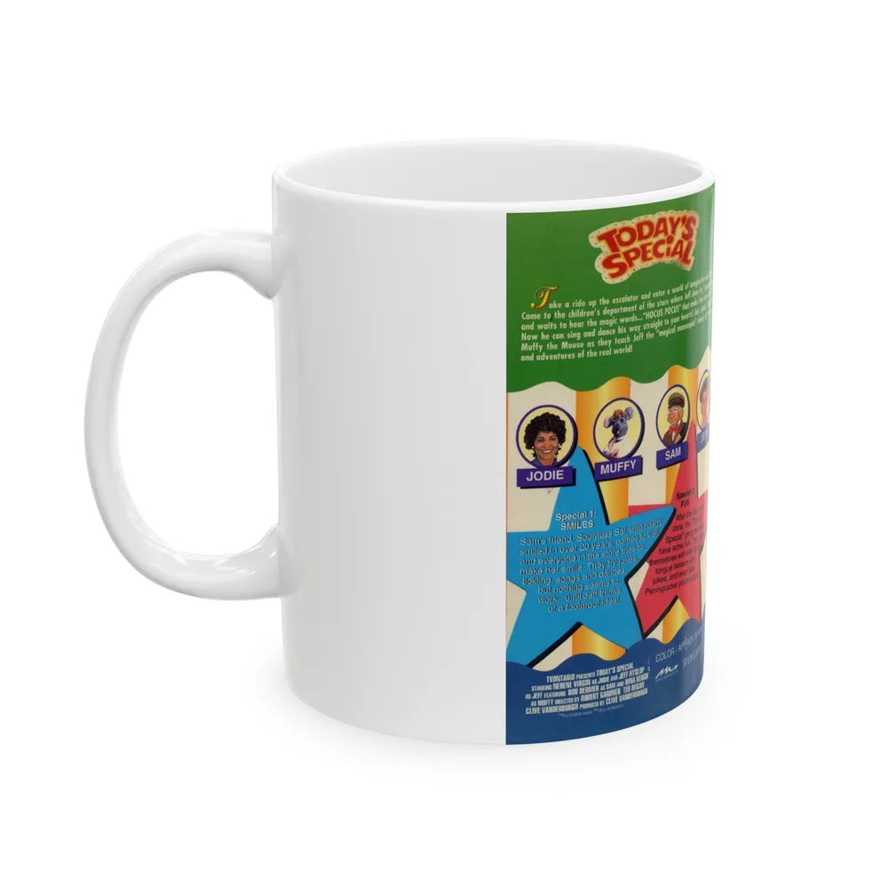 TODAYS SPECIAL VOLUME 1 (VHS COVER) - White Coffee Mug-Go Mug Yourself