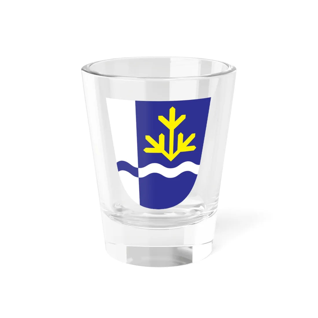Toila valla vapp (Estonia) (Coat of Arms) Shot Glass 1.5oz 1.5oz - Go Mug Yourself