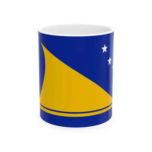 Tokelau flag reconstruction (New Zealand) White Coffee Mug 11oz - Go Mug Yourself