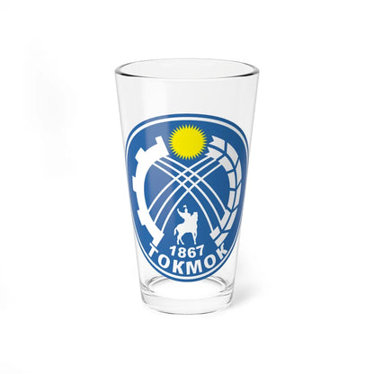 Tokmak coa (Kyrgyzstan) (Coat of Arms) Pint Glass 16oz 16oz - Go Mug Yourself