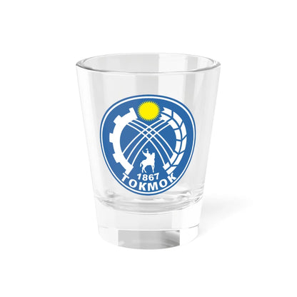 Tokmak coa (Kyrgyzstan) (Coat of Arms) Shot Glass 1.5oz 1.5oz - Go Mug Yourself