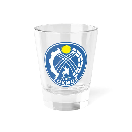 Tokmak coa (Kyrgyzstan) (Coat of Arms) Shot Glass 1.5oz 1.5oz - Go Mug Yourself