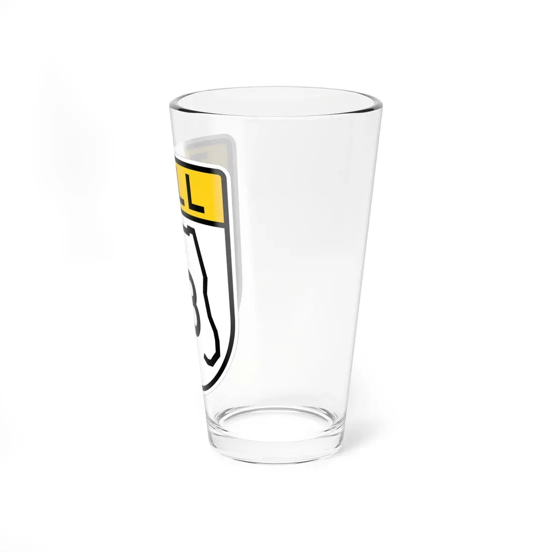 Toll Florida 23 (Florida) (Road Sign) Pint Glass 16oz - Go Mug Yourself