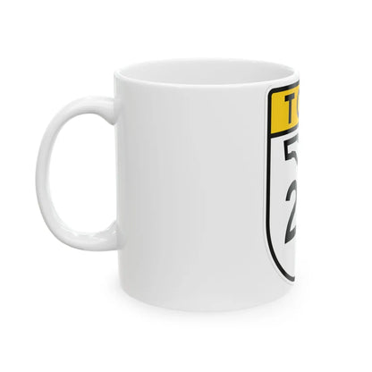 Toll Florida 23 (Florida) (Road Sign) White Coffee Mug - Go Mug Yourself