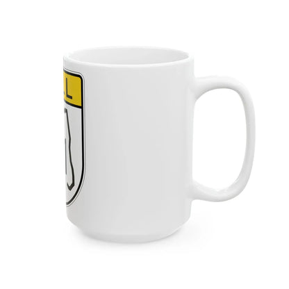 Toll Florida 281 (Florida) (Road Sign) White Coffee Mug - Go Mug Yourself