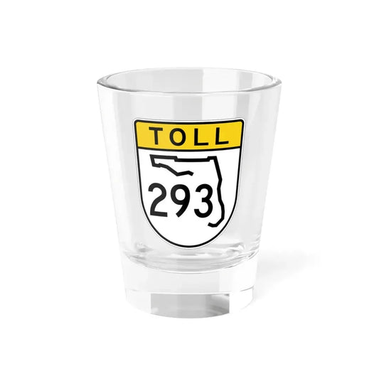 Toll Florida 293 (Florida) (Road Sign) Shot Glass 1.5oz 1.5oz - Go Mug Yourself