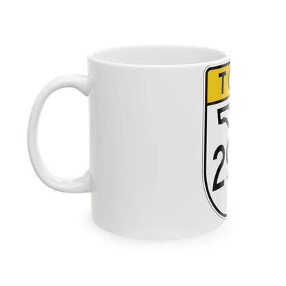 Toll Florida 293 (Florida) (Road Sign) White Coffee Mug - Go Mug Yourself