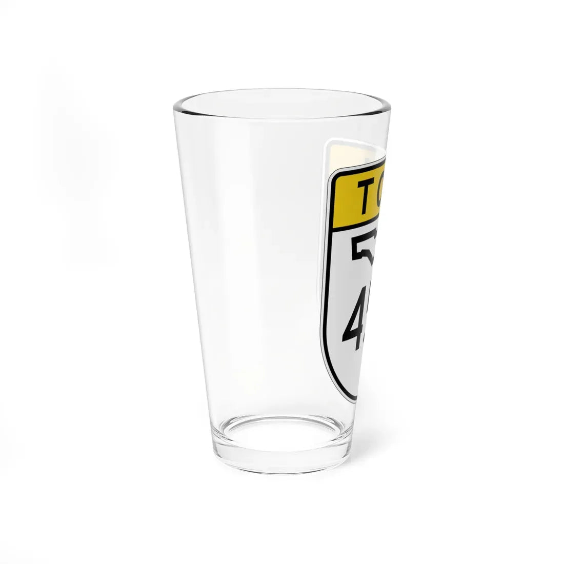 Toll Florida 451 (Florida) (Road Sign) Pint Glass 16oz - Go Mug Yourself