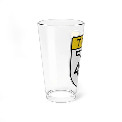 Toll Florida 451 (Florida) (Road Sign) Pint Glass 16oz - Go Mug Yourself