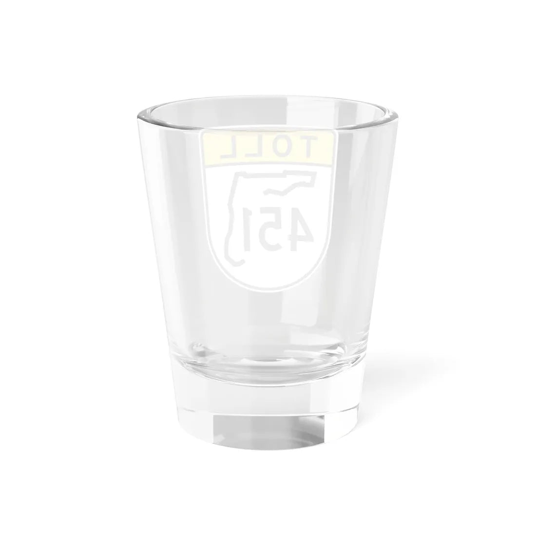 Toll Florida 451 (Florida) (Road Sign) Shot Glass 1.5oz - Go Mug Yourself