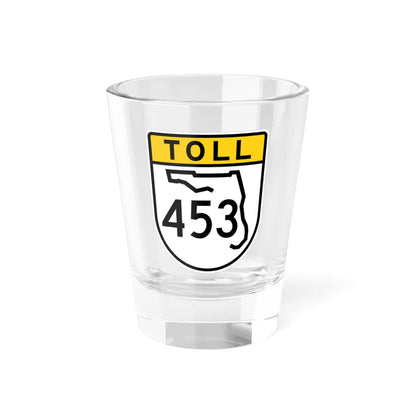 Toll Florida 453 (Florida) (Road Sign) Shot Glass 1.5oz 1.5oz - Go Mug Yourself