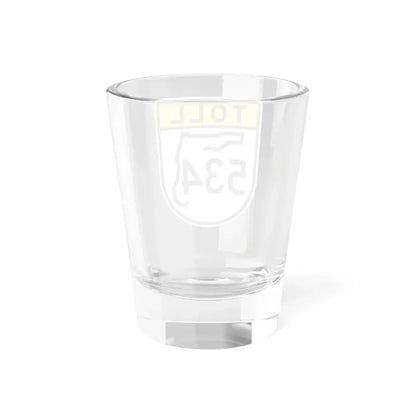 Toll Florida 534 (Florida) (Road Sign) Shot Glass 1.5oz - Go Mug Yourself