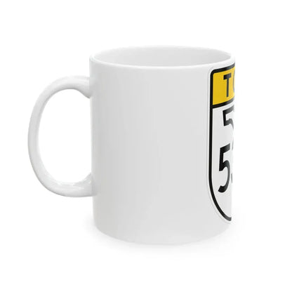 Toll Florida 534 (Florida) (Road Sign) White Coffee Mug - Go Mug Yourself