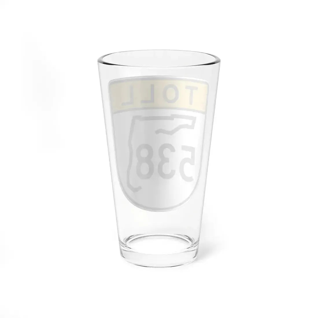 Toll Florida 538 (Florida) (Road Sign) Pint Glss 16oz - Go Mug Yourself