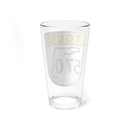 Toll Florida 570 (Florida) (Road Sign) Pint Glss 16oz - Go Mug Yourself