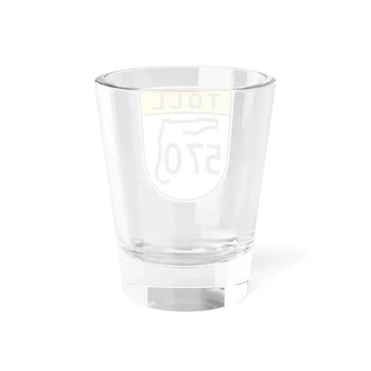 Toll Florida 570 (Florida) (Road Sign) Shot Glass 1.5oz - Go Mug Yourself