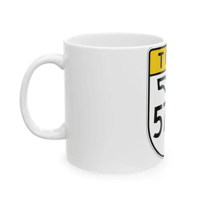 Toll Florida 570 (Florida) (Road Sign) White Coffee Mug - Go Mug Yourself