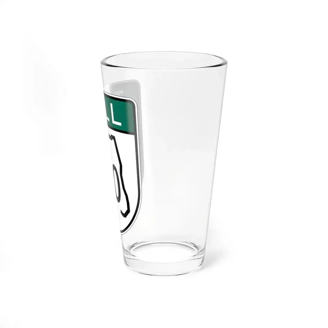 Toll Florida 570 old-green (Florida) (Road Sign) Pint Glass 16oz - Go Mug Yourself