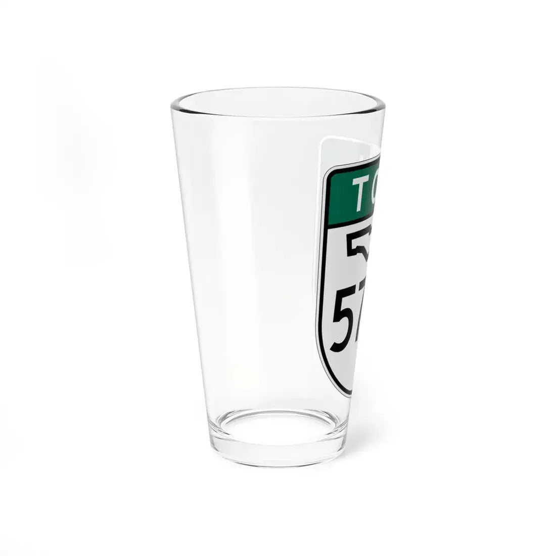 Toll Florida 570 old-green (Florida) (Road Sign) Pint Glss 16oz - Go Mug Yourself